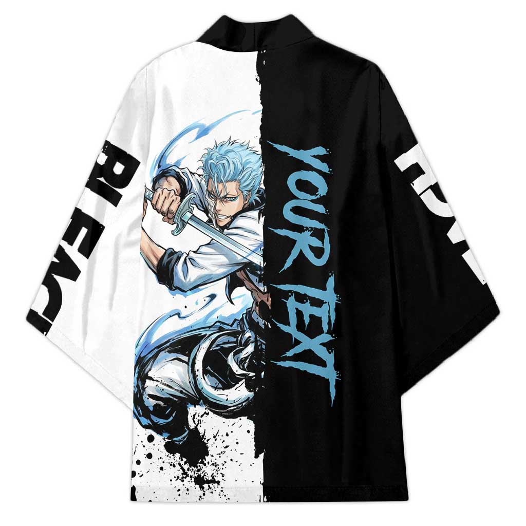 Personalized Grimmjow Jaegerjaquez Kimono Ink Splash Anime Brush Style
