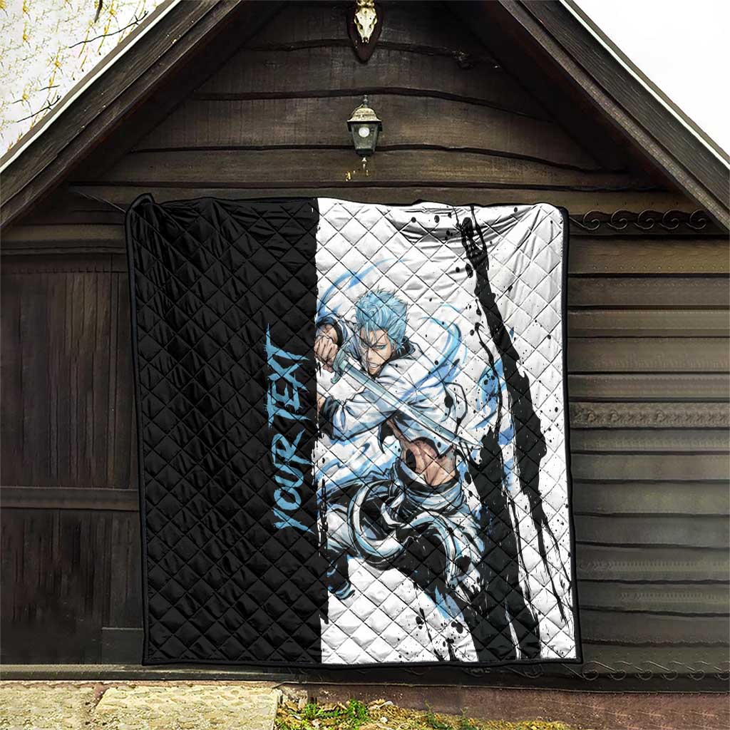 Personalized Grimmjow Jaegerjaquez Quilt Ink Splash Anime Brush Style
