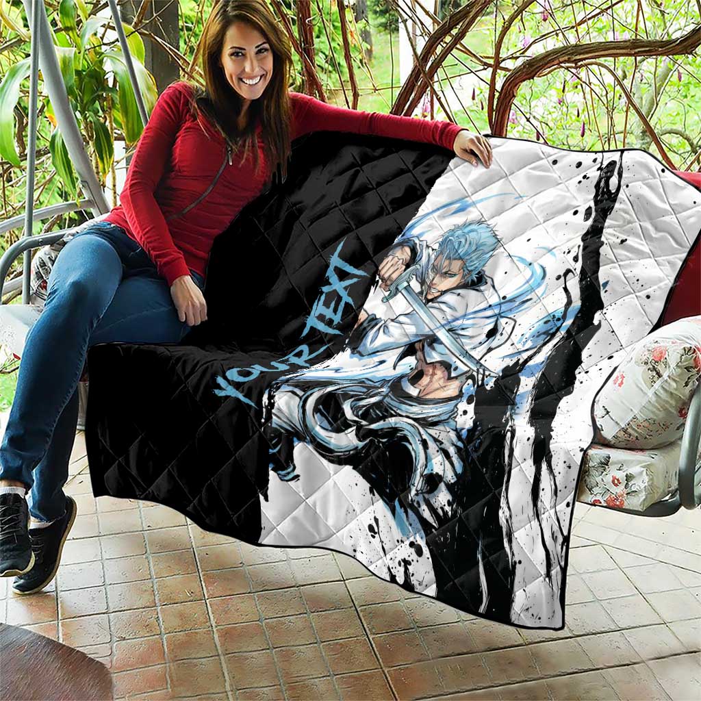 Personalized Grimmjow Jaegerjaquez Quilt Ink Splash Anime Brush Style