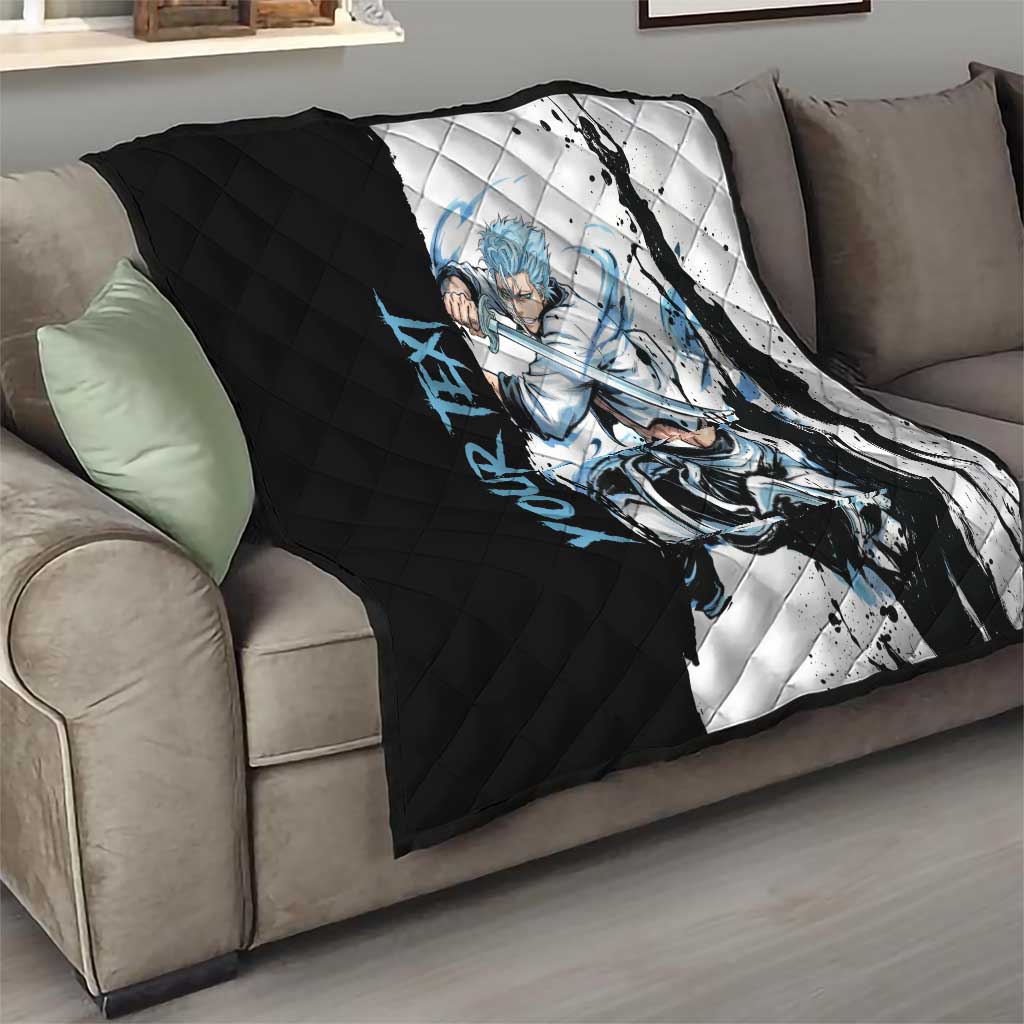 Personalized Grimmjow Jaegerjaquez Quilt Ink Splash Anime Brush Style