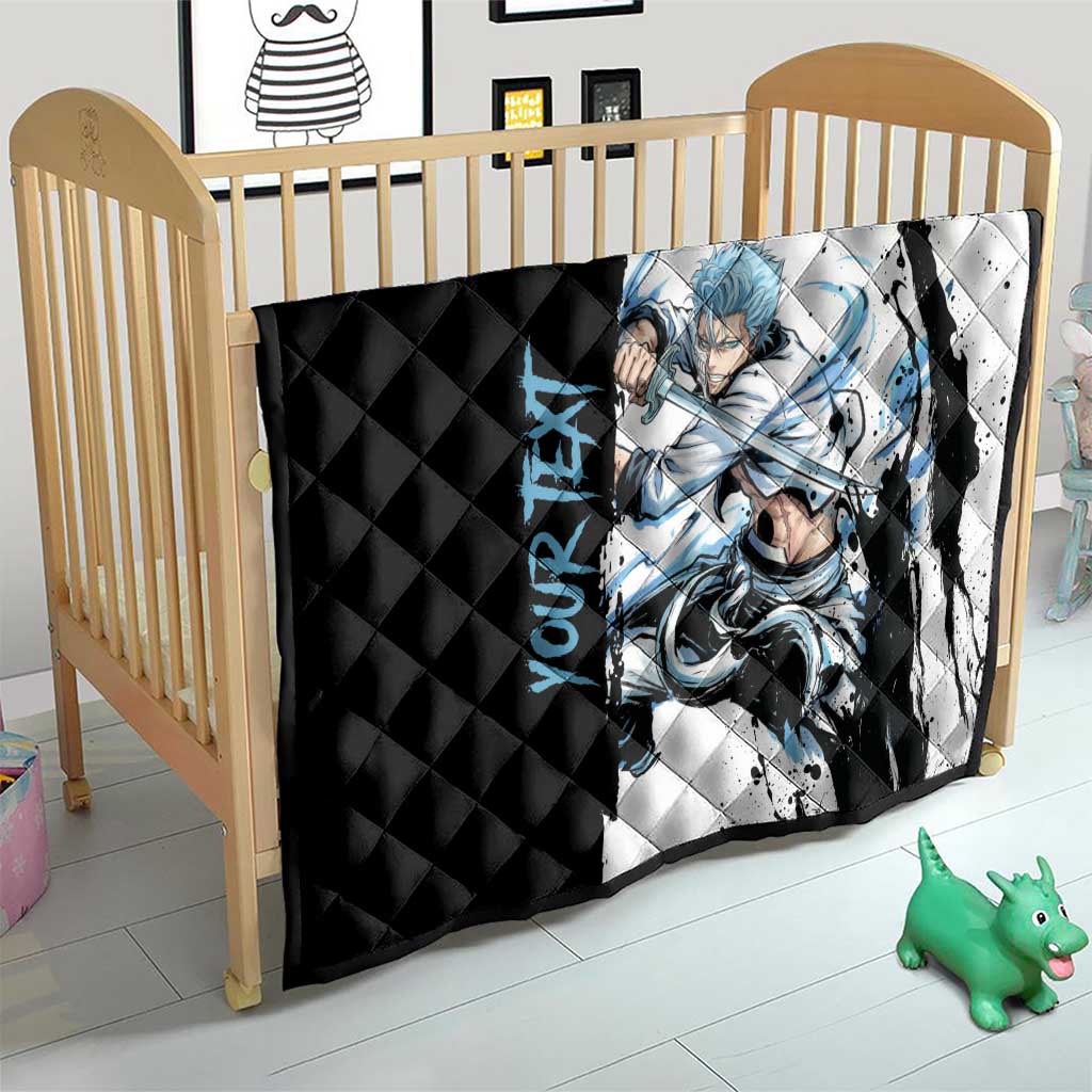 Personalized Grimmjow Jaegerjaquez Quilt Ink Splash Anime Brush Style