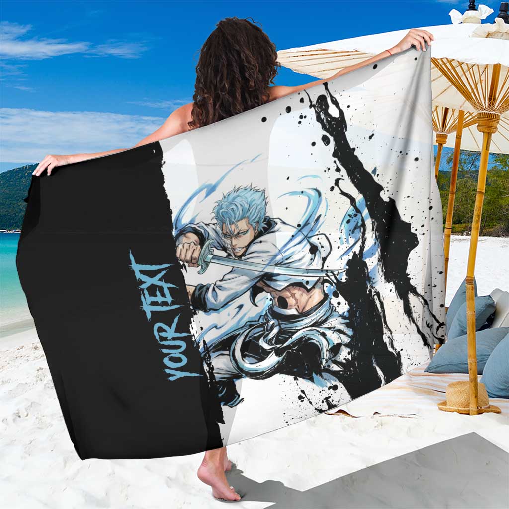 Personalized Grimmjow Jaegerjaquez Sarong Ink Splash Anime Brush Style