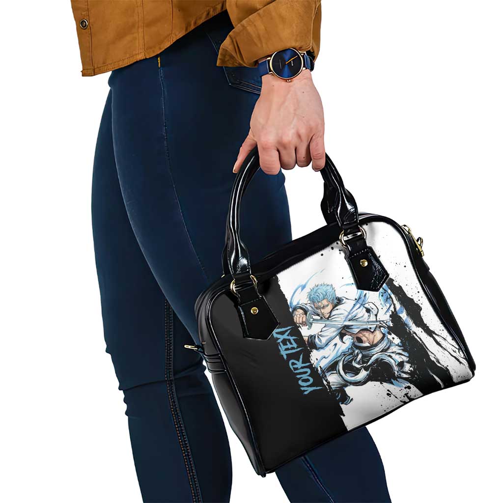 Personalized Grimmjow Jaegerjaquez Shoulder Handbag Ink Splash Anime Brush Style