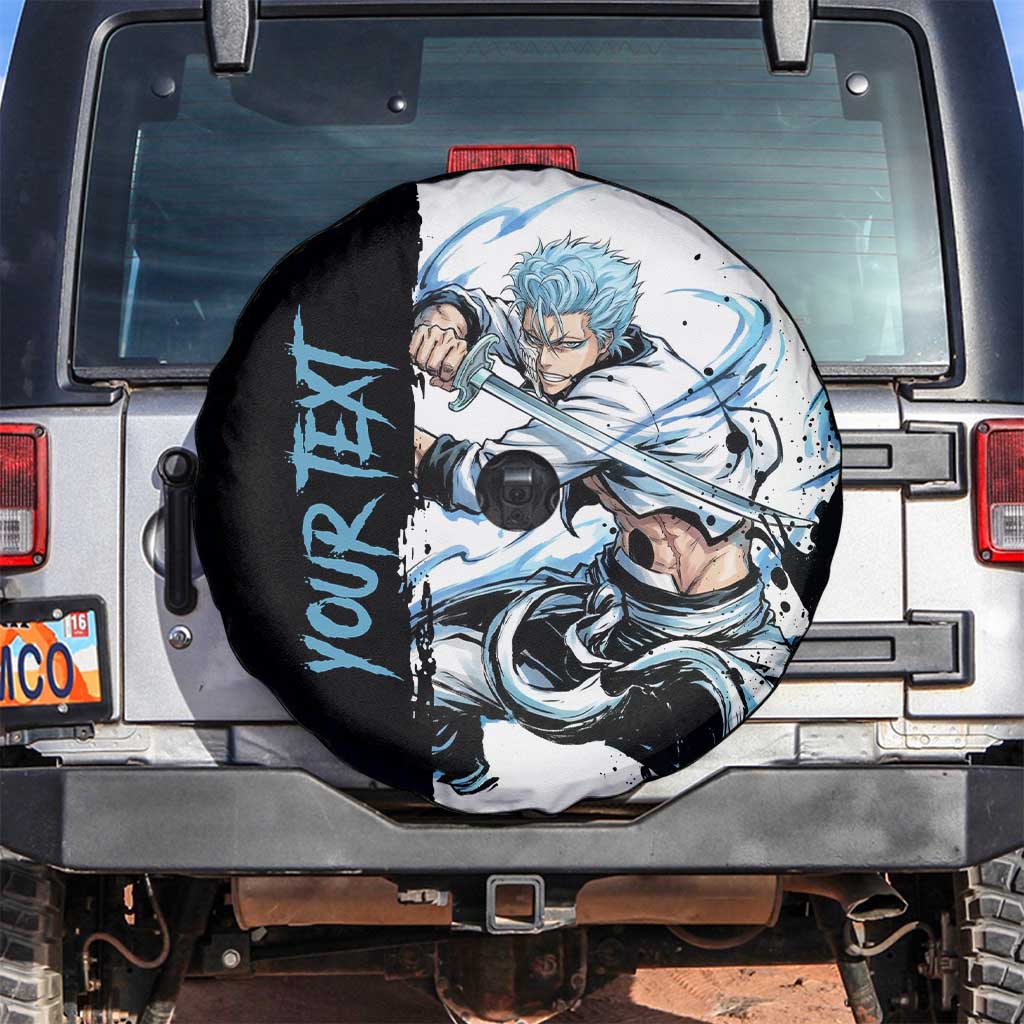 Personalized Grimmjow Jaegerjaquez Spare Tire Cover Ink Splash Anime Brush Style