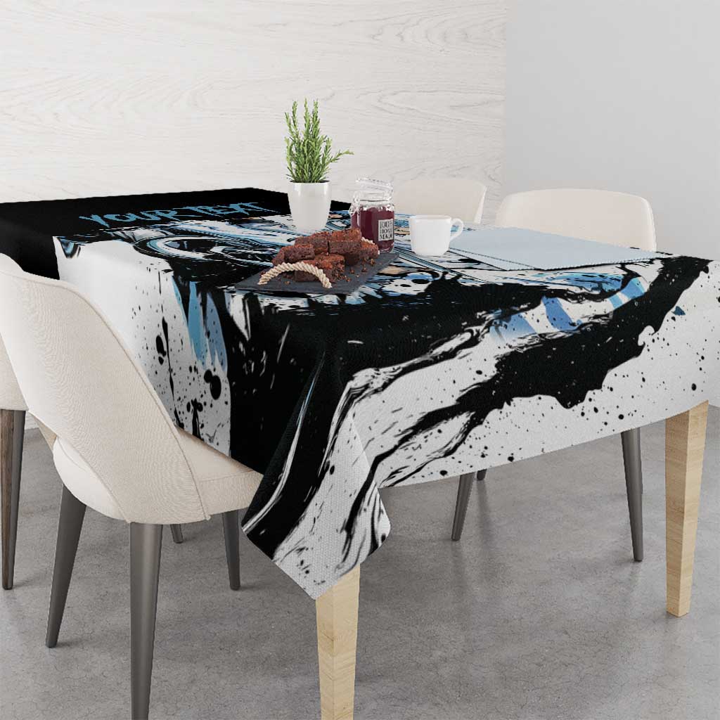 Personalized Grimmjow Jaegerjaquez Tablecloth Ink Splash Anime Brush Style