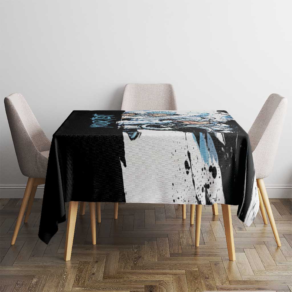 Personalized Grimmjow Jaegerjaquez Tablecloth Ink Splash Anime Brush Style
