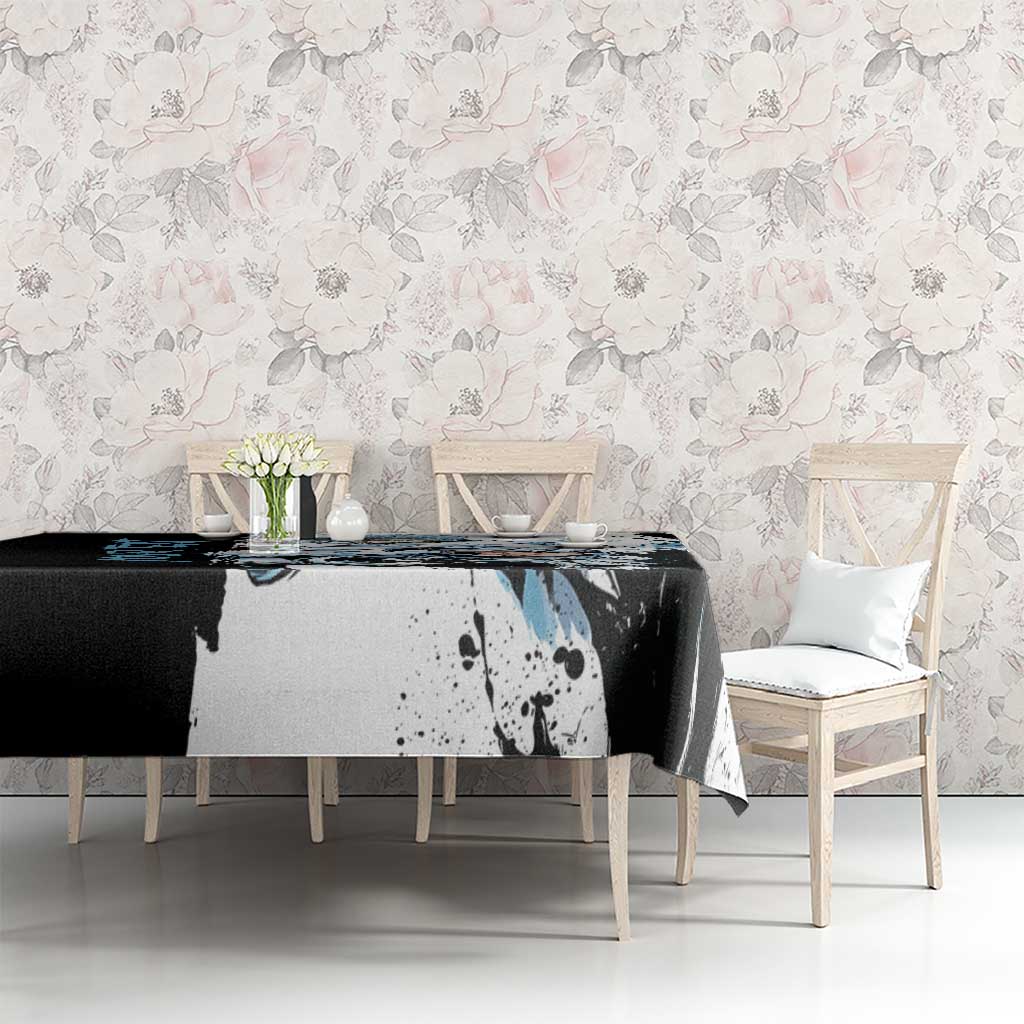 Personalized Grimmjow Jaegerjaquez Tablecloth Ink Splash Anime Brush Style