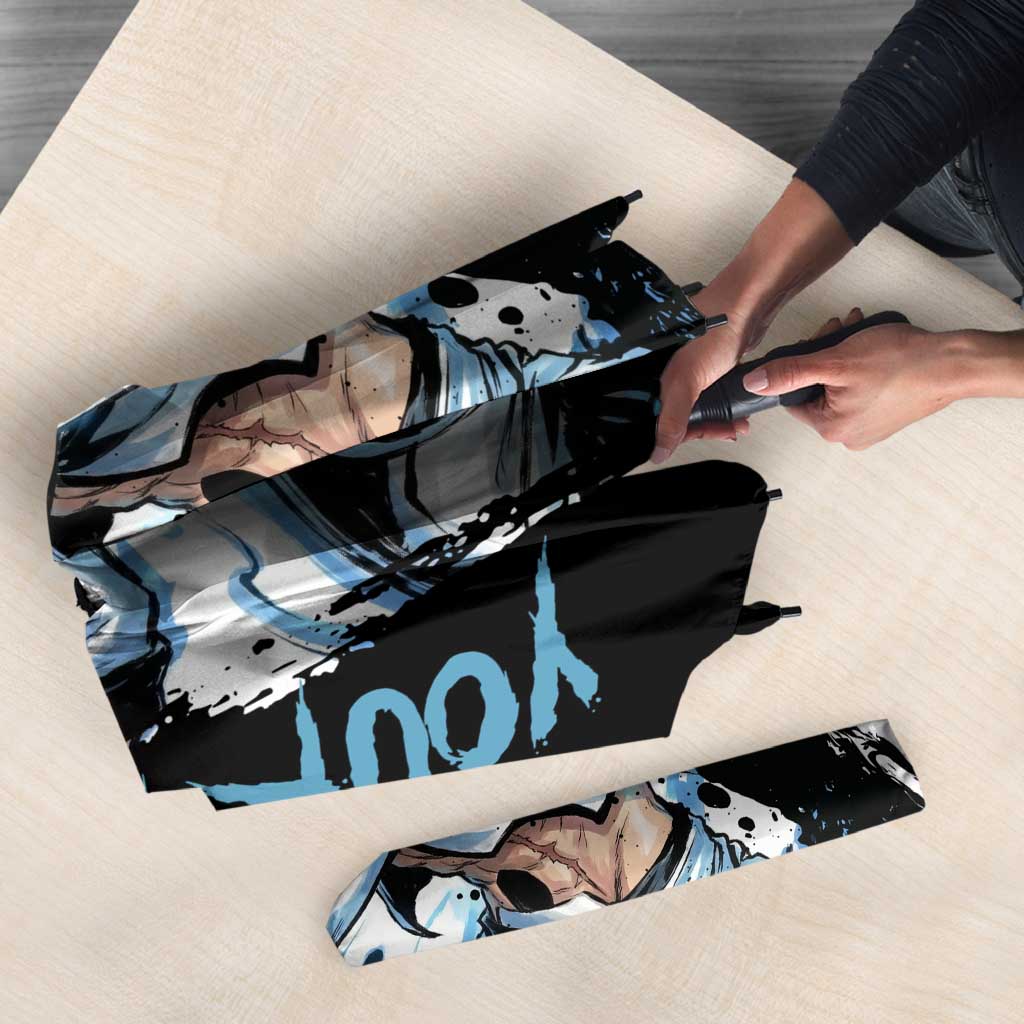 Personalized Grimmjow Jaegerjaquez Umbrella Ink Splash Anime Brush Style