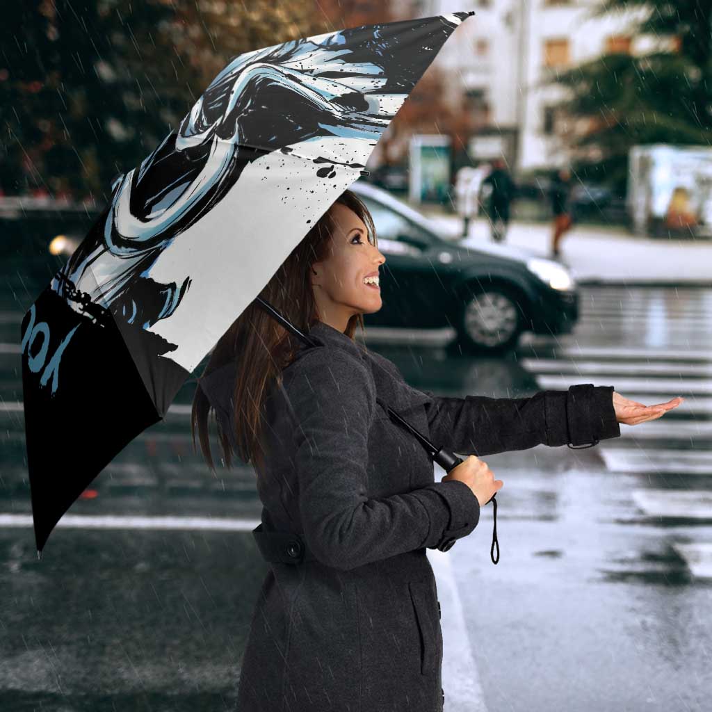 Personalized Grimmjow Jaegerjaquez Umbrella Ink Splash Anime Brush Style