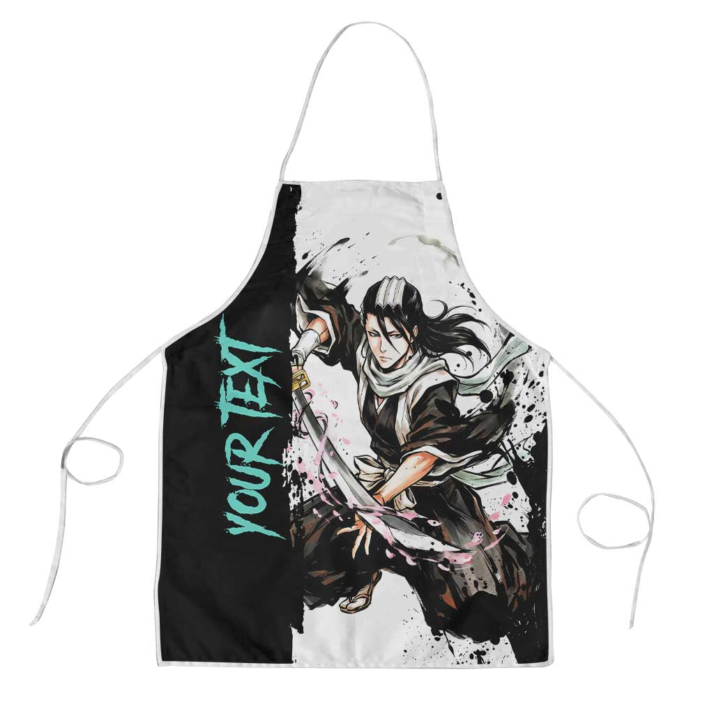 Personalized Byakuya Kuchiki Apron Ink Splash Anime Brush Style