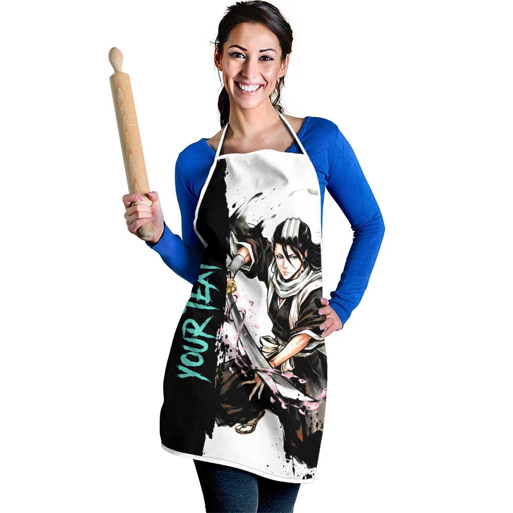 Personalized Byakuya Kuchiki Apron Ink Splash Anime Brush Style