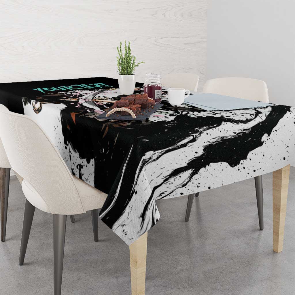 Personalized Byakuya Kuchiki Tablecloth Ink Splash Anime Brush Style