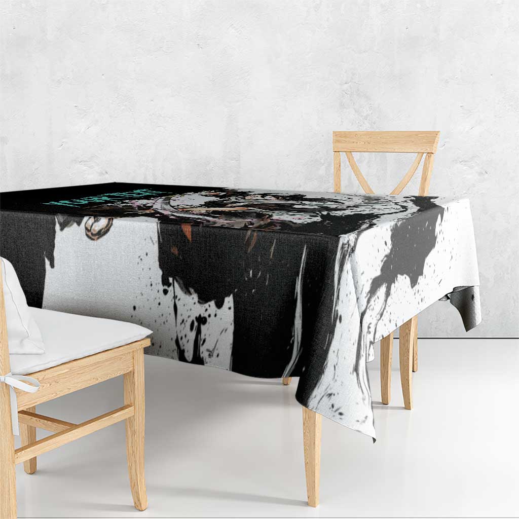 Personalized Byakuya Kuchiki Tablecloth Ink Splash Anime Brush Style