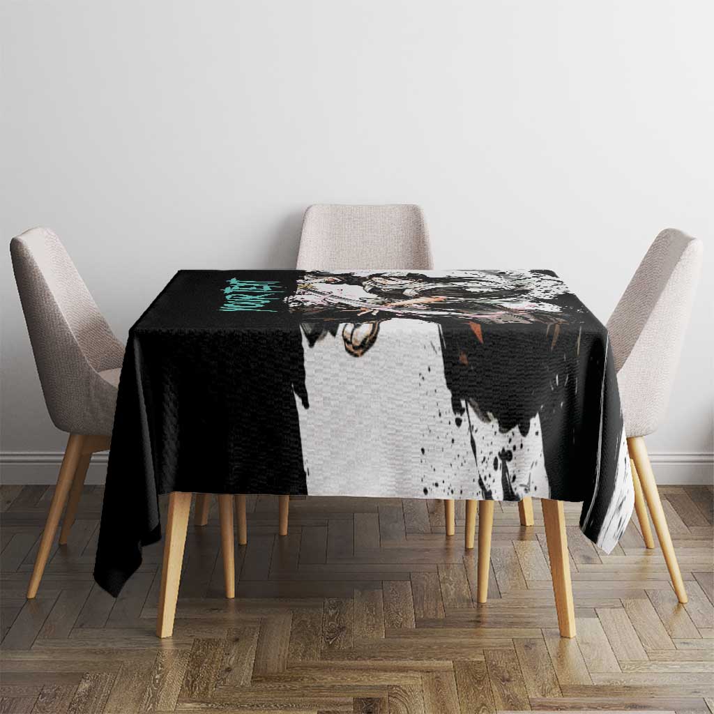Personalized Byakuya Kuchiki Tablecloth Ink Splash Anime Brush Style