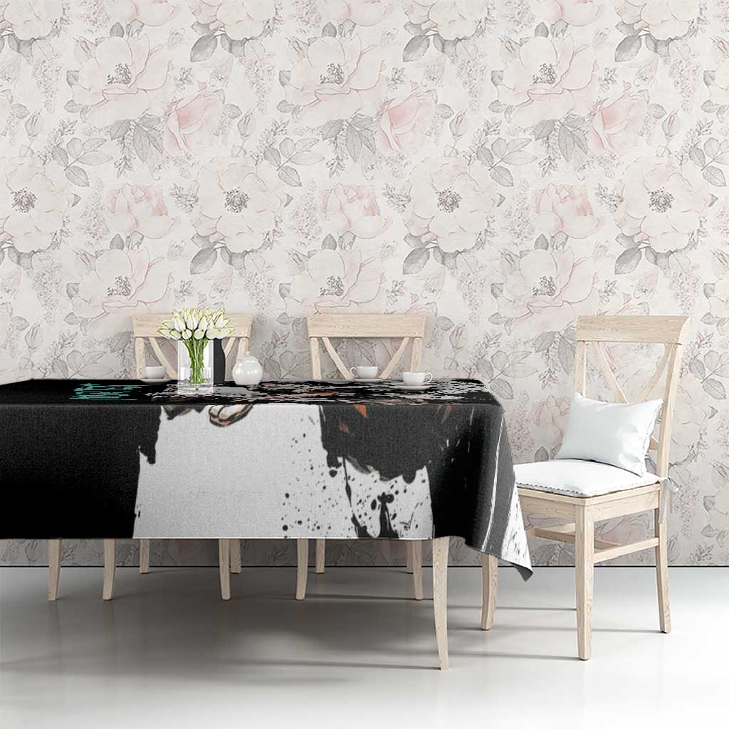 Personalized Byakuya Kuchiki Tablecloth Ink Splash Anime Brush Style