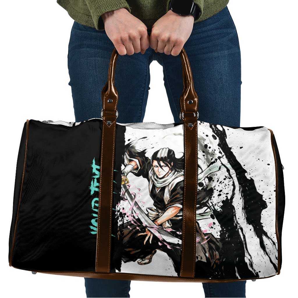 Personalized Byakuya Kuchiki Travel Bag Ink Splash Anime Brush Style
