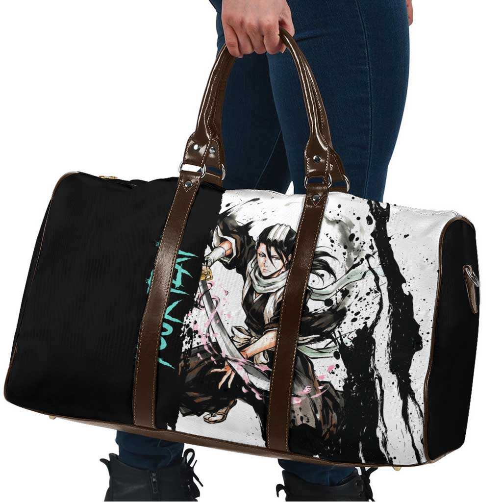 Personalized Byakuya Kuchiki Travel Bag Ink Splash Anime Brush Style