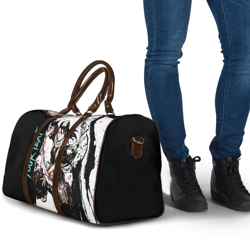 Personalized Byakuya Kuchiki Travel Bag Ink Splash Anime Brush Style