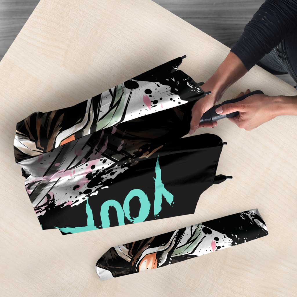 Personalized Byakuya Kuchiki Umbrella Ink Splash Anime Brush Style