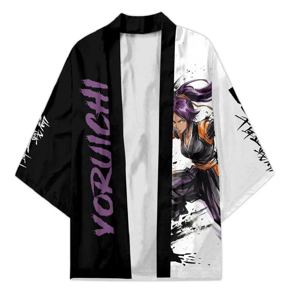 Personalized Yoruichi Shihouin Kimono Ink Splash Anime Brush Style