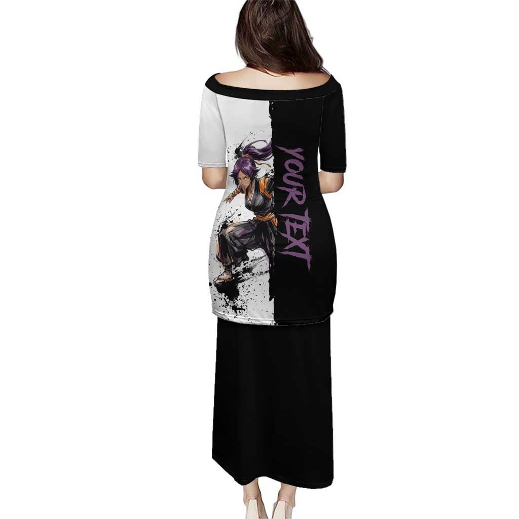 Personalized Yoruichi Shihouin Puletasi Ink Splash Anime Brush Style