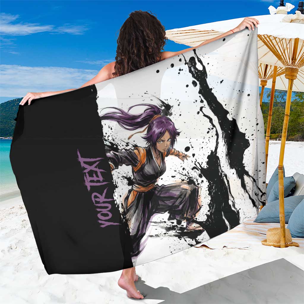 Personalized Yoruichi Shihouin Sarong Ink Splash Anime Brush Style