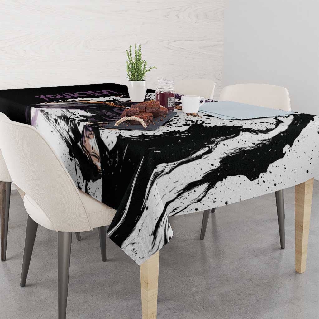 Personalized Yoruichi Shihouin Tablecloth Ink Splash Anime Brush Style