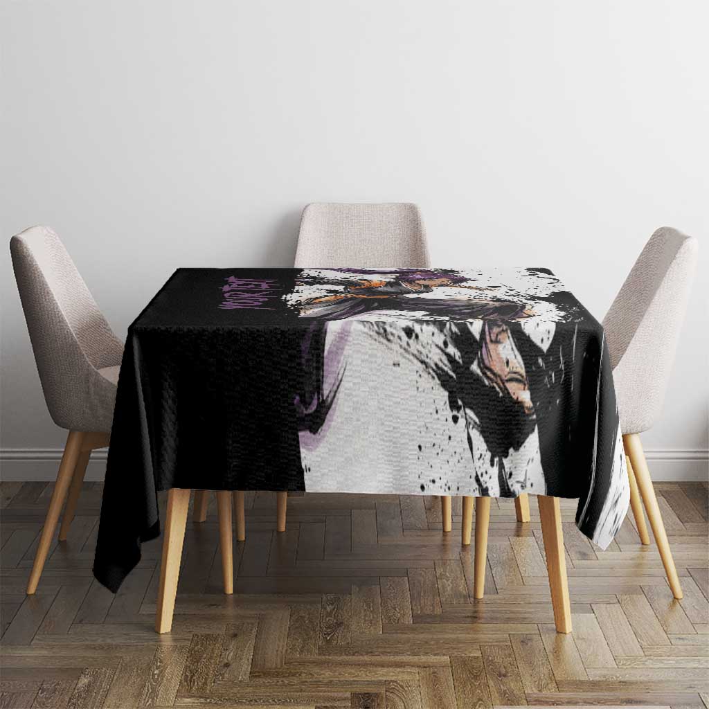 Personalized Yoruichi Shihouin Tablecloth Ink Splash Anime Brush Style