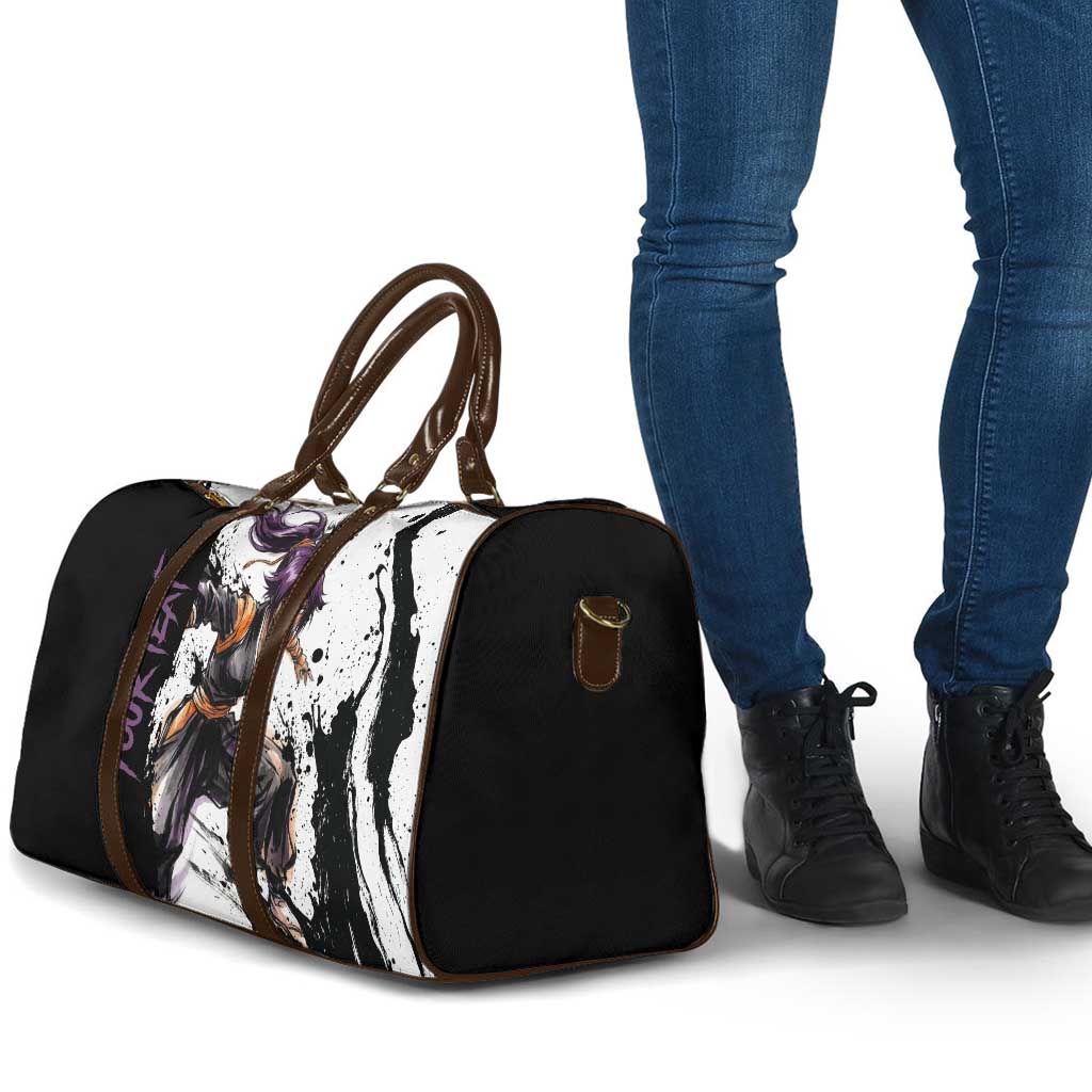 Personalized Yoruichi Shihouin Travel Bag Ink Splash Anime Brush Style