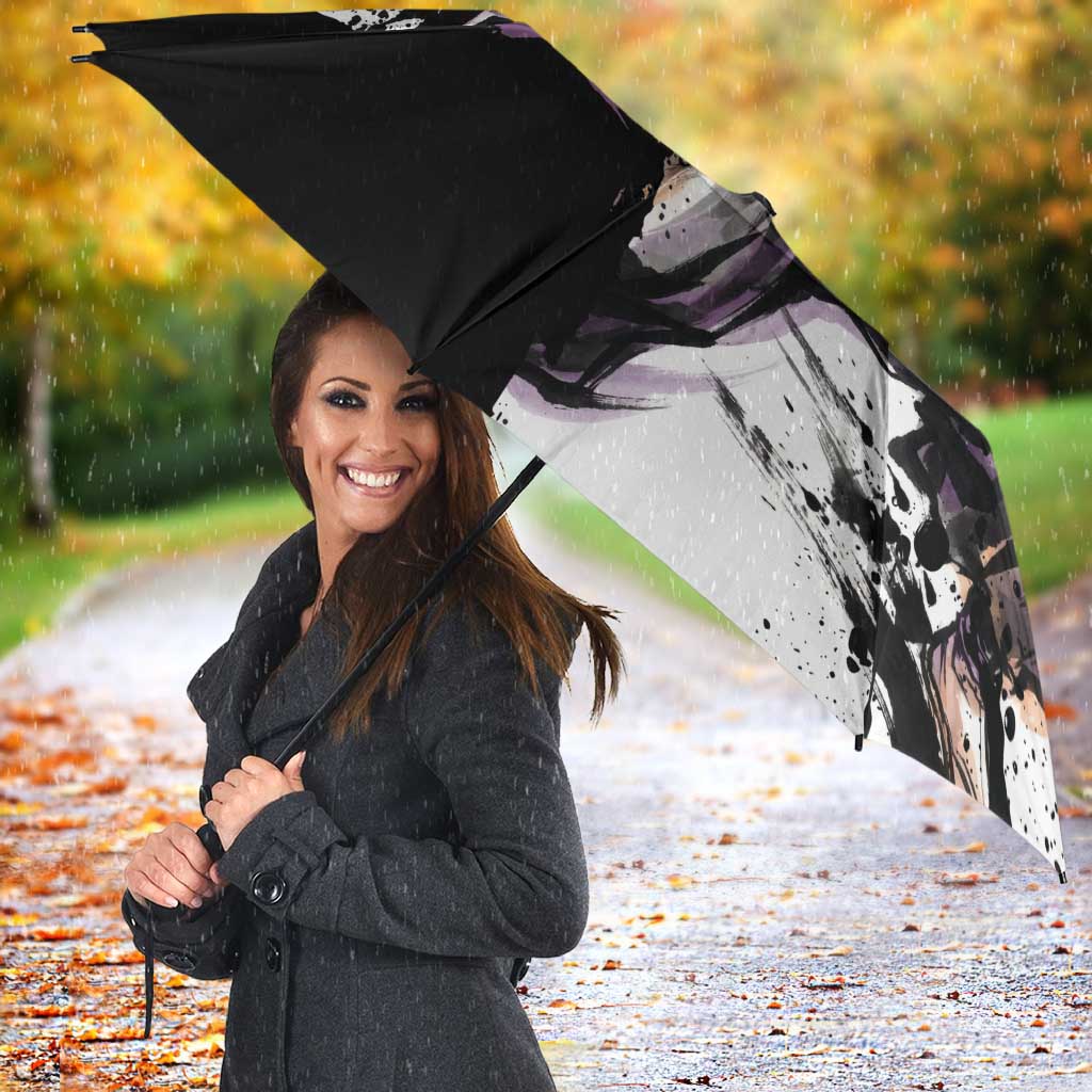 Personalized Yoruichi Shihouin Umbrella Ink Splash Anime Brush Style