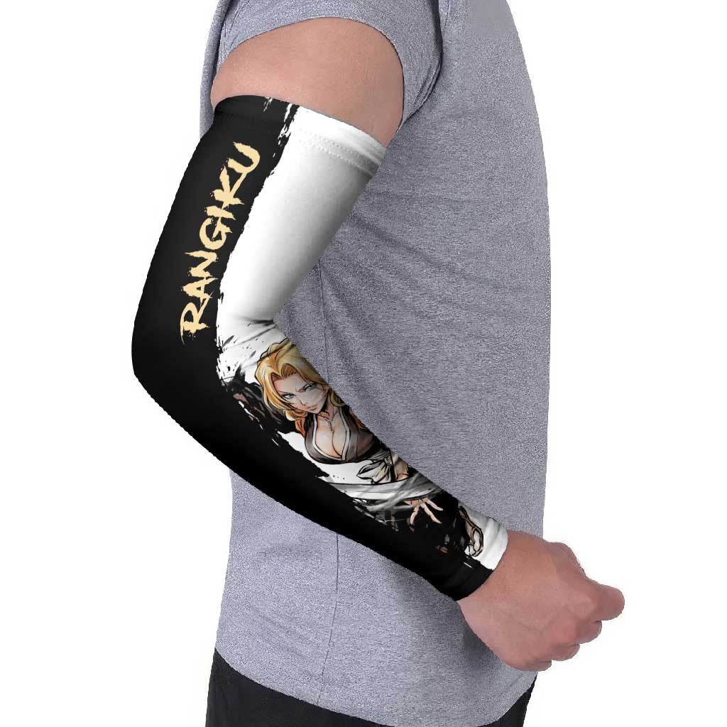 Personalized Rangiku Matsumoto Arm Sleeves Ink Splash Anime Brush Style