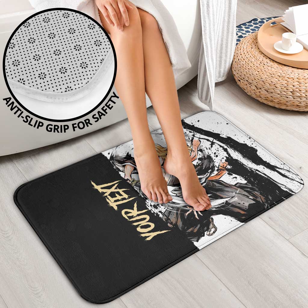 Personalized Rangiku Matsumoto Bathroom Set Ink Splash Anime Brush Style