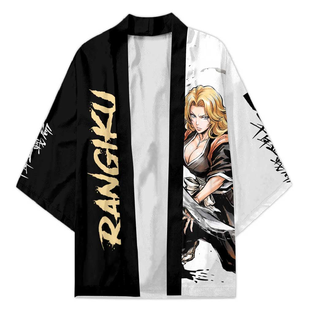 Personalized Rangiku Matsumoto Kimono Ink Splash Anime Brush Style