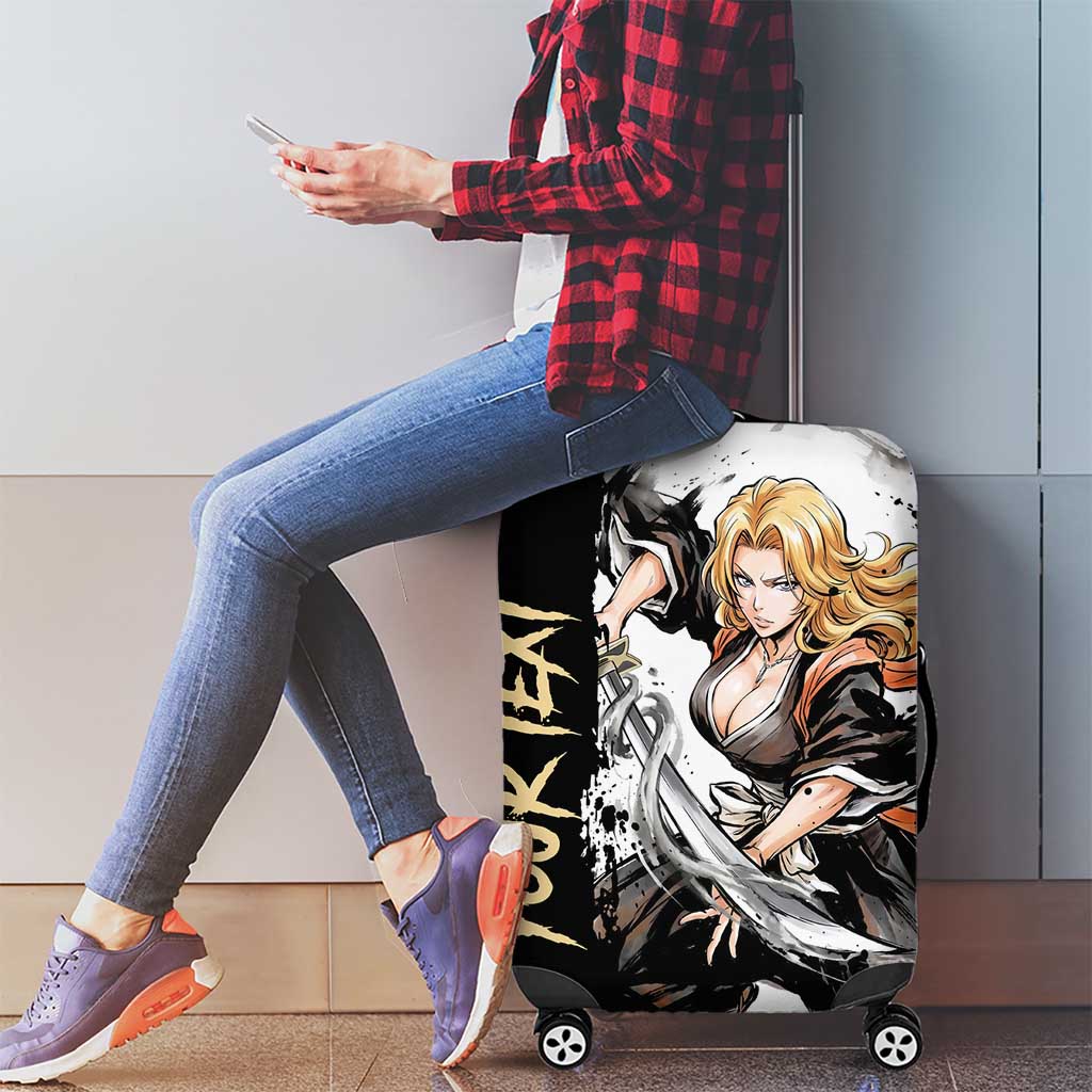 Personalized Rangiku Matsumoto Luggage Cover Ink Splash Anime Brush Style
