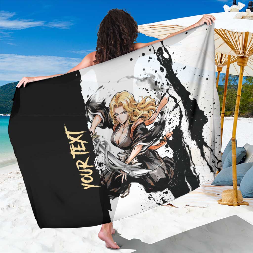Personalized Rangiku Matsumoto Sarong Ink Splash Anime Brush Style