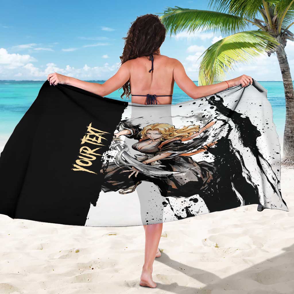Personalized Rangiku Matsumoto Sarong Ink Splash Anime Brush Style