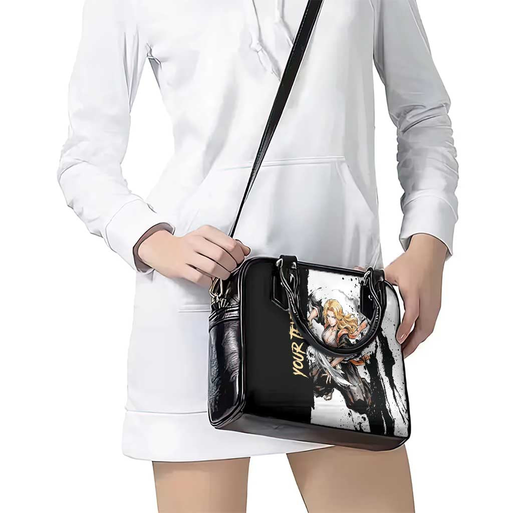 Personalized Rangiku Matsumoto Shoulder Handbag Ink Splash Anime Brush Style