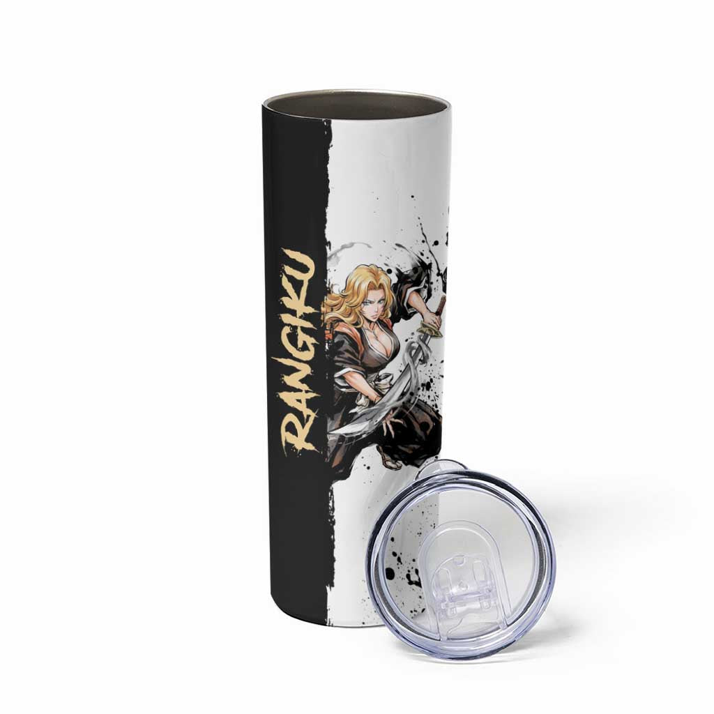 Personalized Rangiku Matsumoto Skinny Tumbler Ink Splash Anime Brush Style