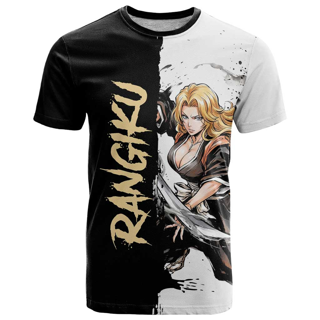 Personalized Rangiku Matsumoto T Shirt Ink Splash Anime Brush Style
