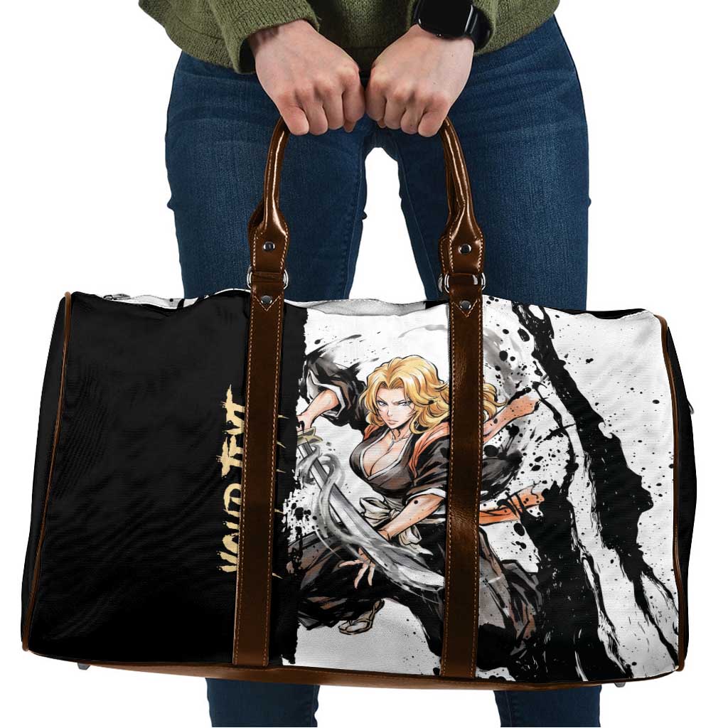 Personalized Rangiku Matsumoto Travel Bag Ink Splash Anime Brush Style