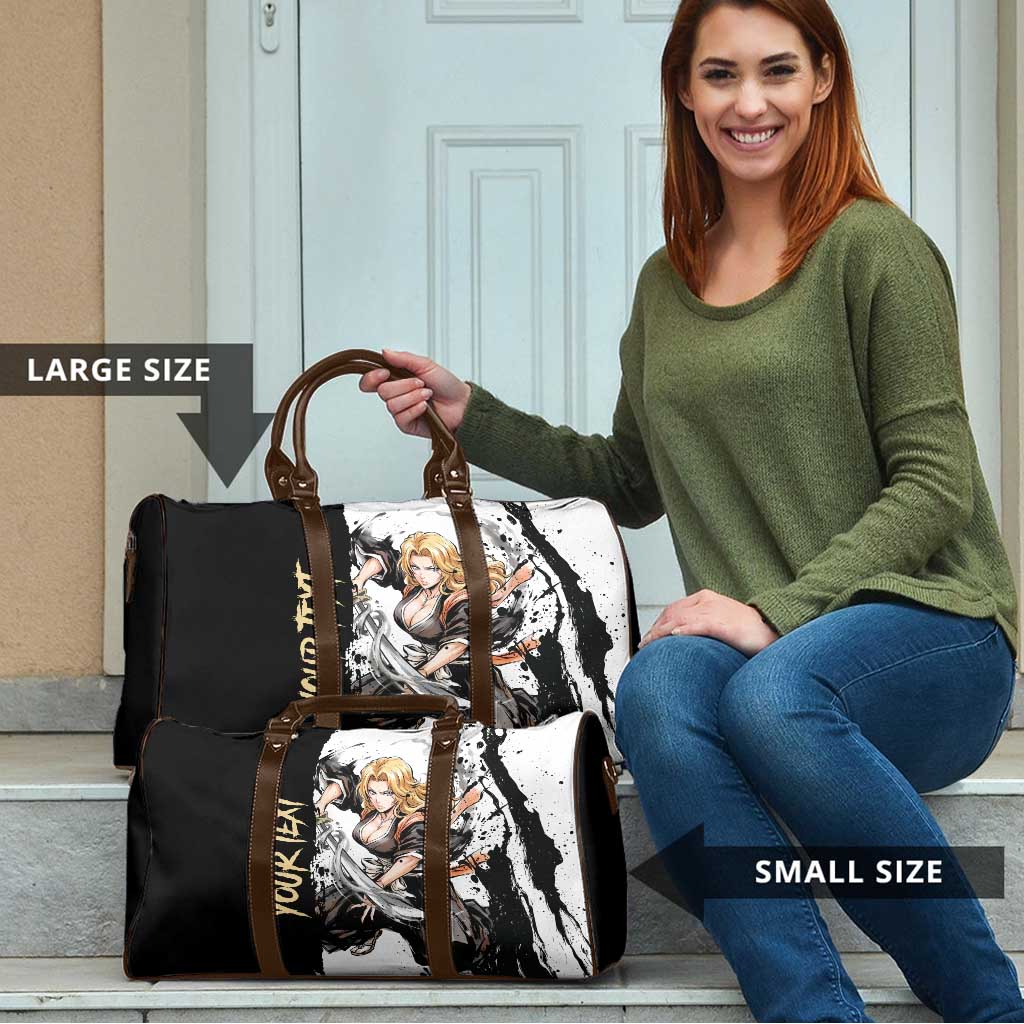 Personalized Rangiku Matsumoto Travel Bag Ink Splash Anime Brush Style
