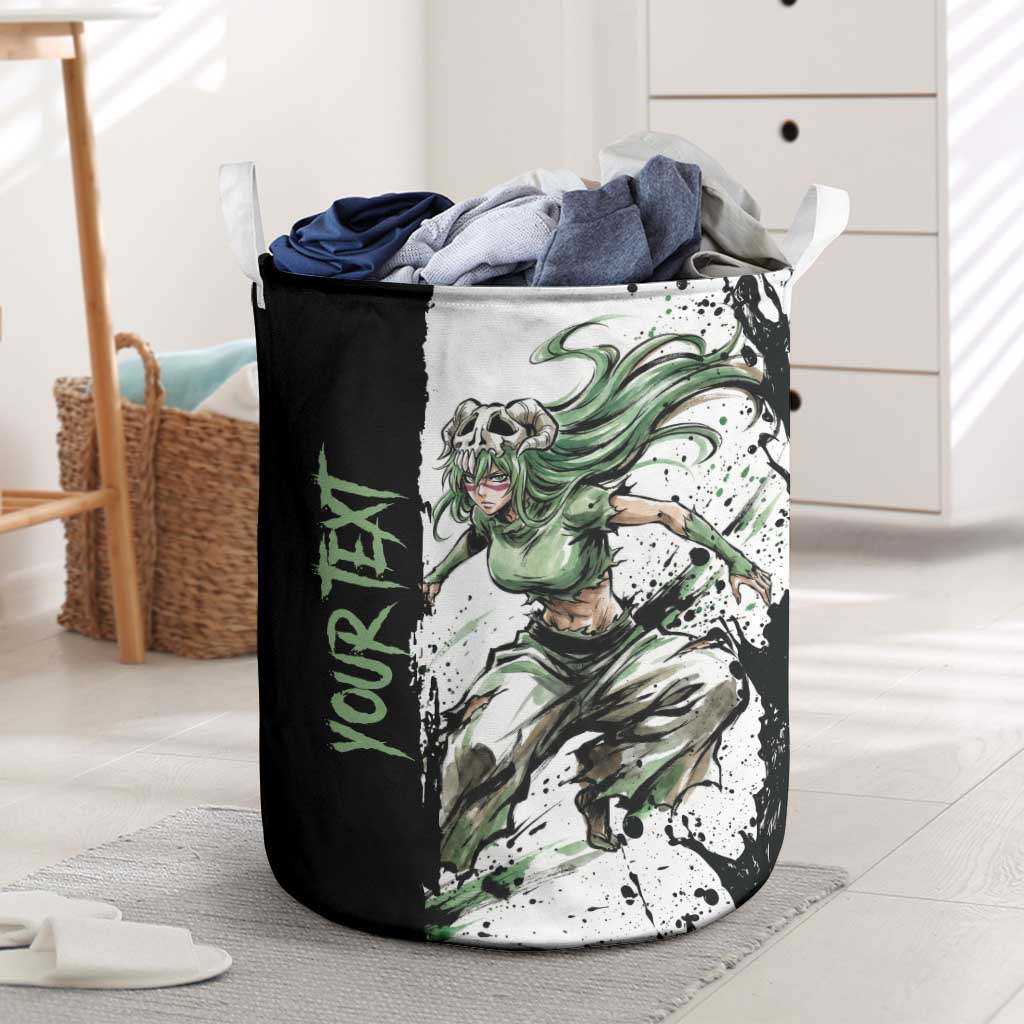 Personalized Nel Tu Laundry Basket Ink Splash Anime Brush Style