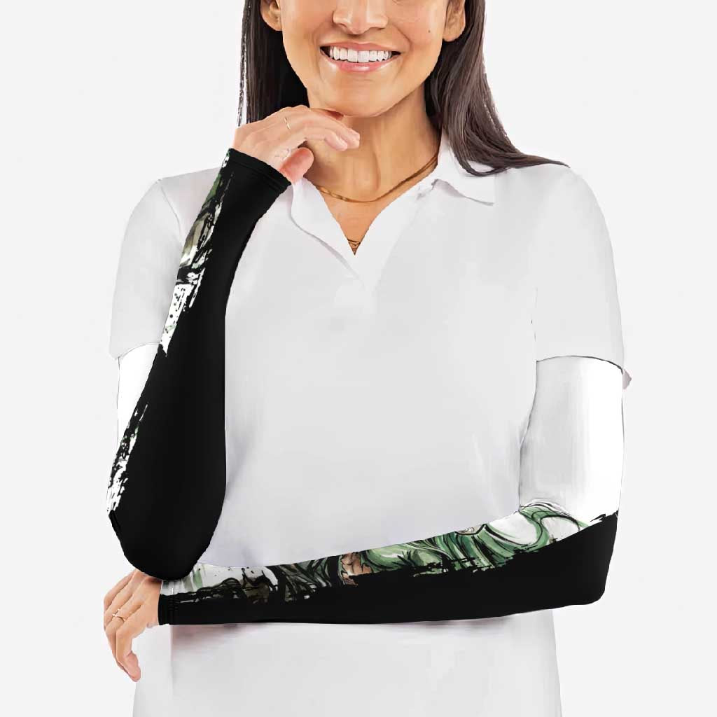 Personalized Nel Tu Arm Sleeves Ink Splash Anime Brush Style