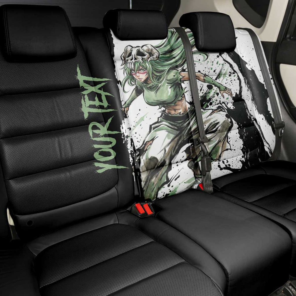 Personalized Nel Tu Back Car Seat Cover Ink Splash Anime Brush Style
