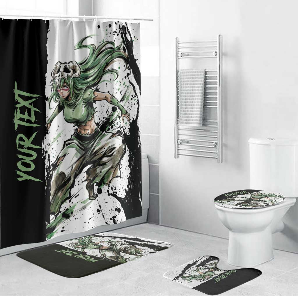 Personalized Nel Tu Bathroom Set Ink Splash Anime Brush Style