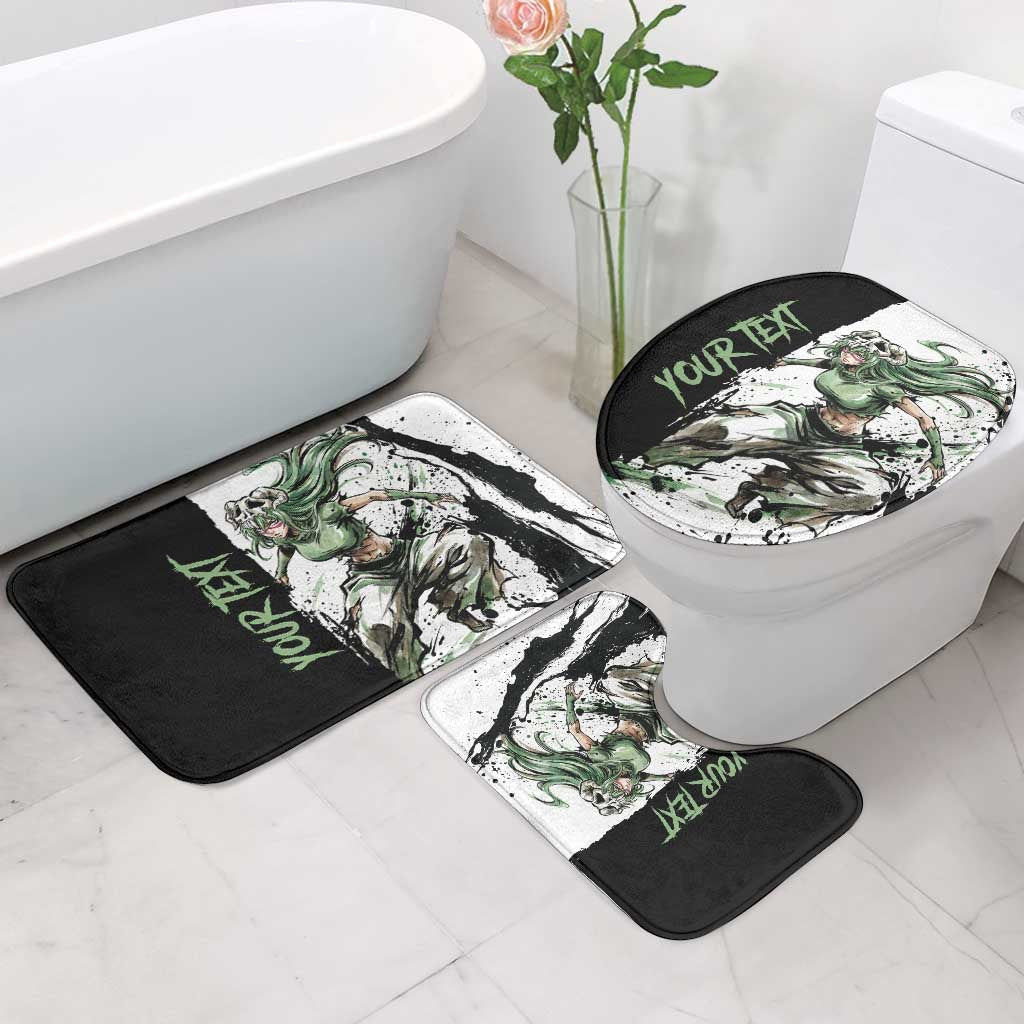 Personalized Nel Tu Bathroom Set Ink Splash Anime Brush Style