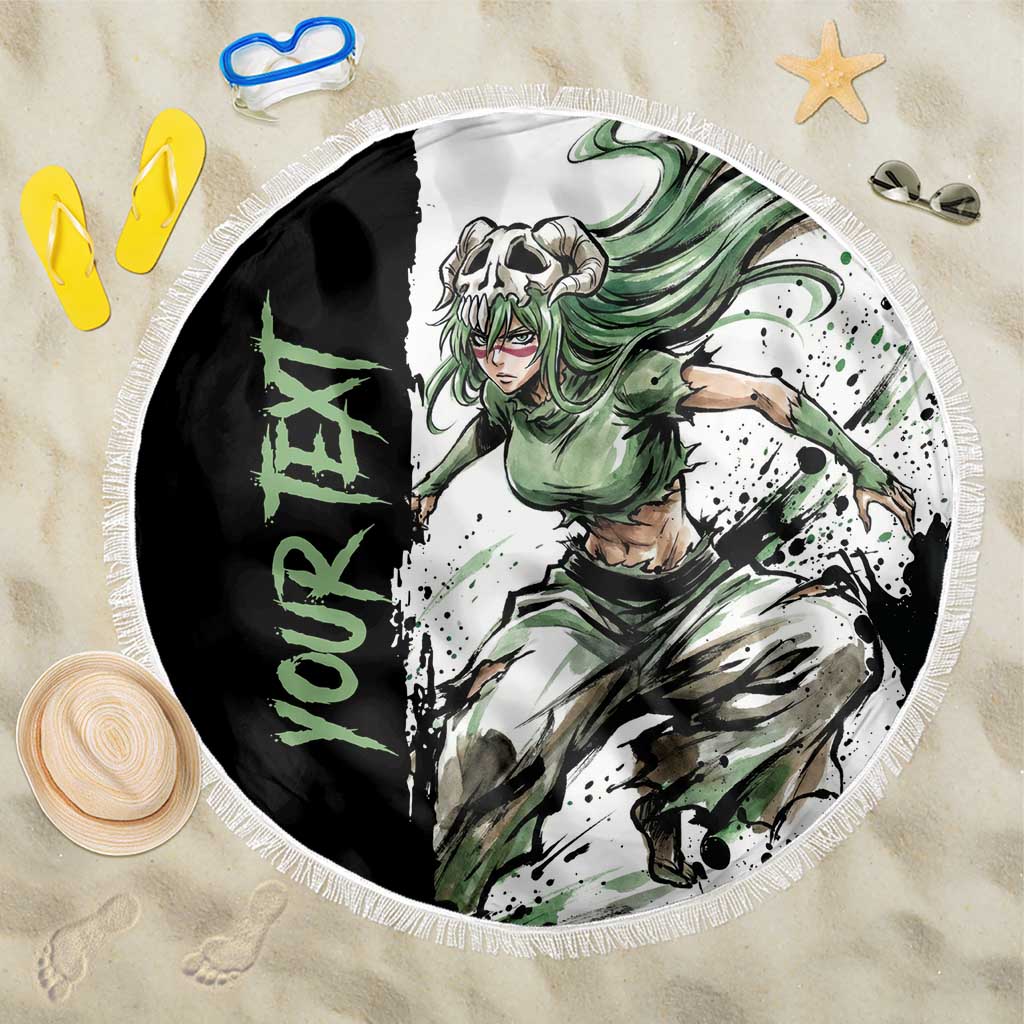 Personalized Nel Tu Beach Blanket Ink Splash Anime Brush Style