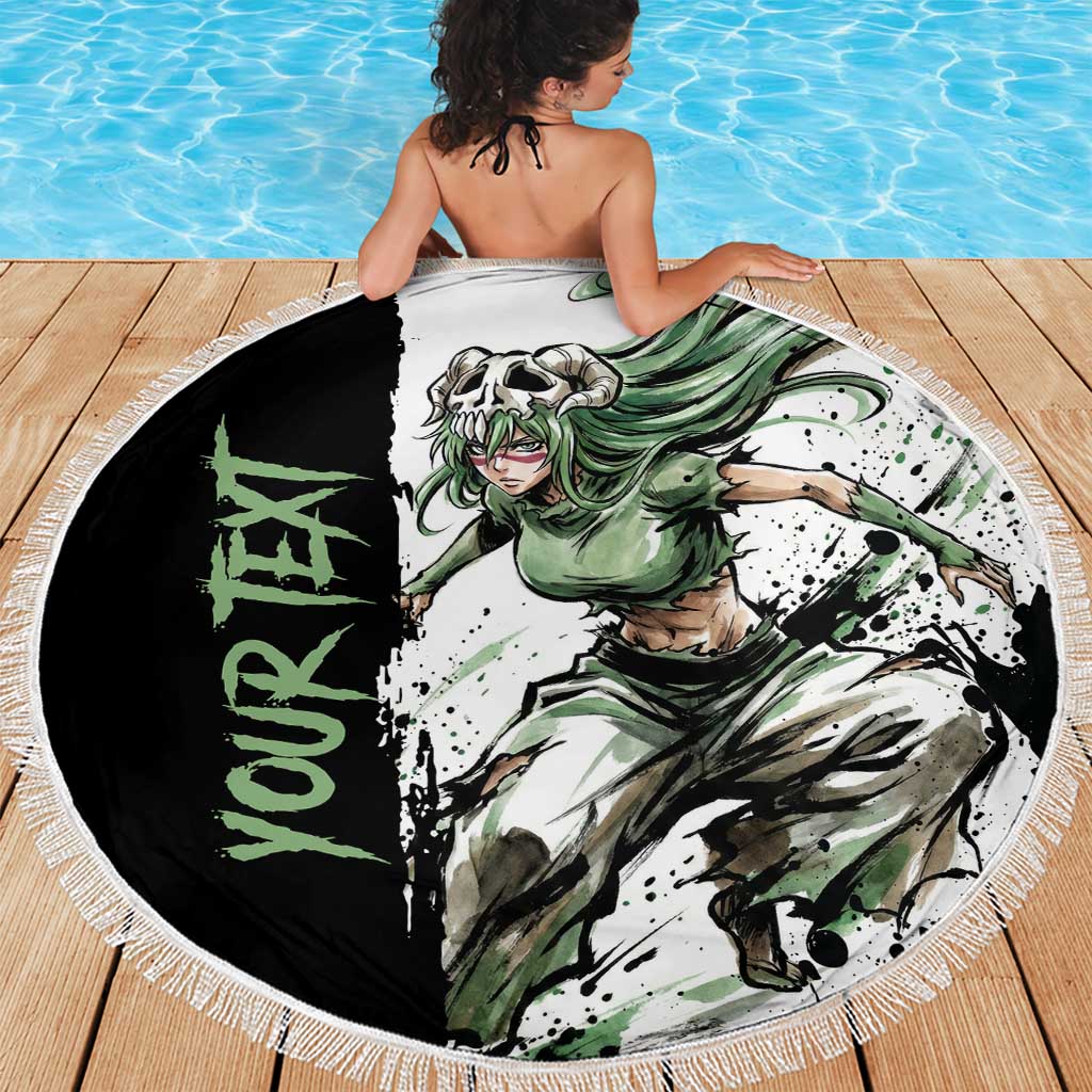 Personalized Nel Tu Beach Blanket Ink Splash Anime Brush Style