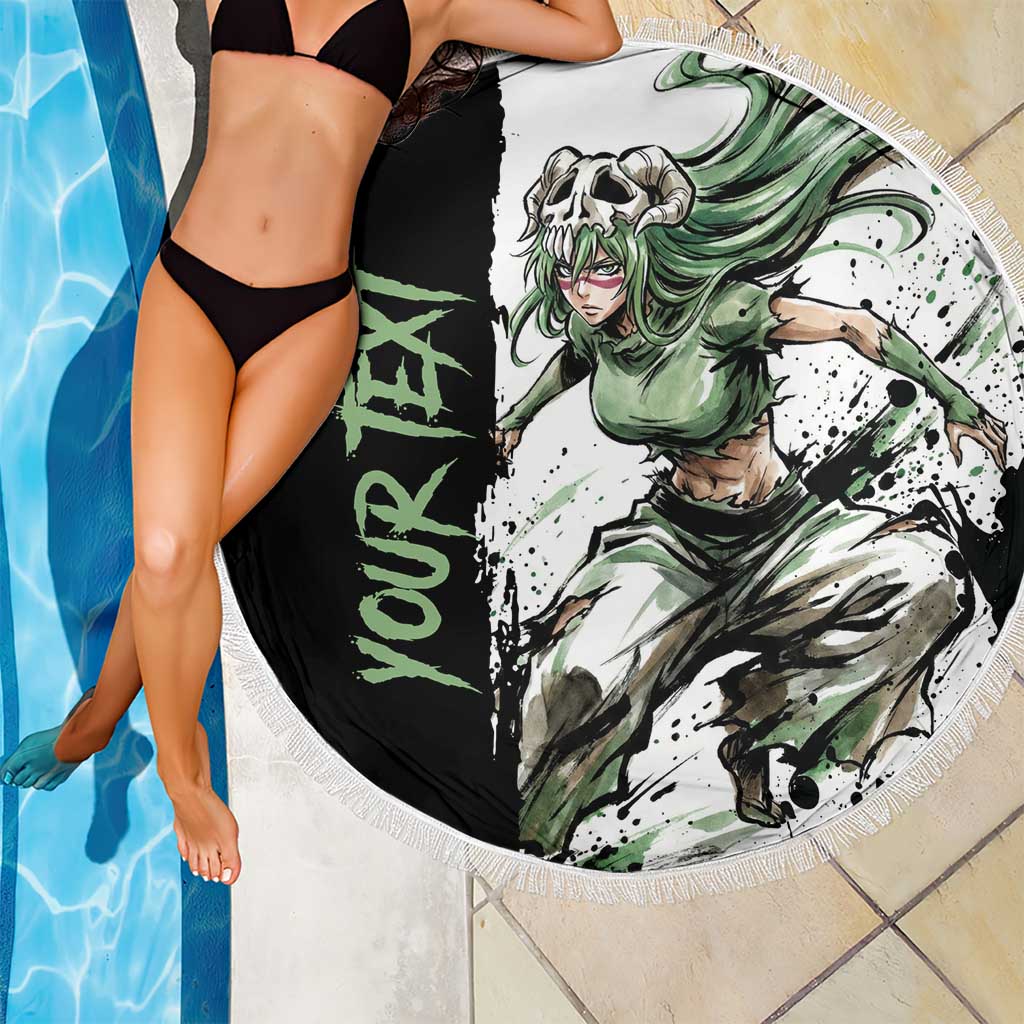 Personalized Nel Tu Beach Blanket Ink Splash Anime Brush Style