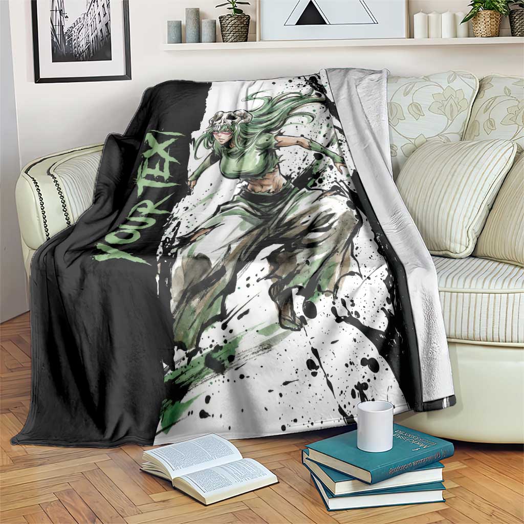 Personalized Nel Tu Blanket Ink Splash Anime Brush Style